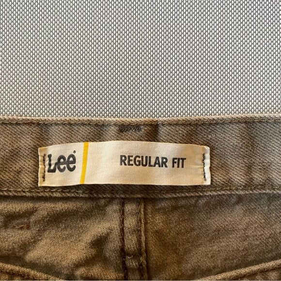 Vintage Lee Denim Jeans Regular Fit Beige Neutral Men’s Size 32x32 EUC - Picture 5 of 11